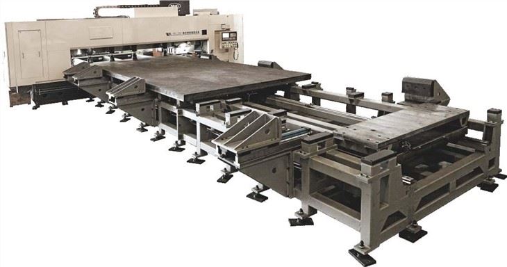 آلات طحن وطحن الألواح الفولاذية CNC ذات الإنتاجية العالية HGKL2310